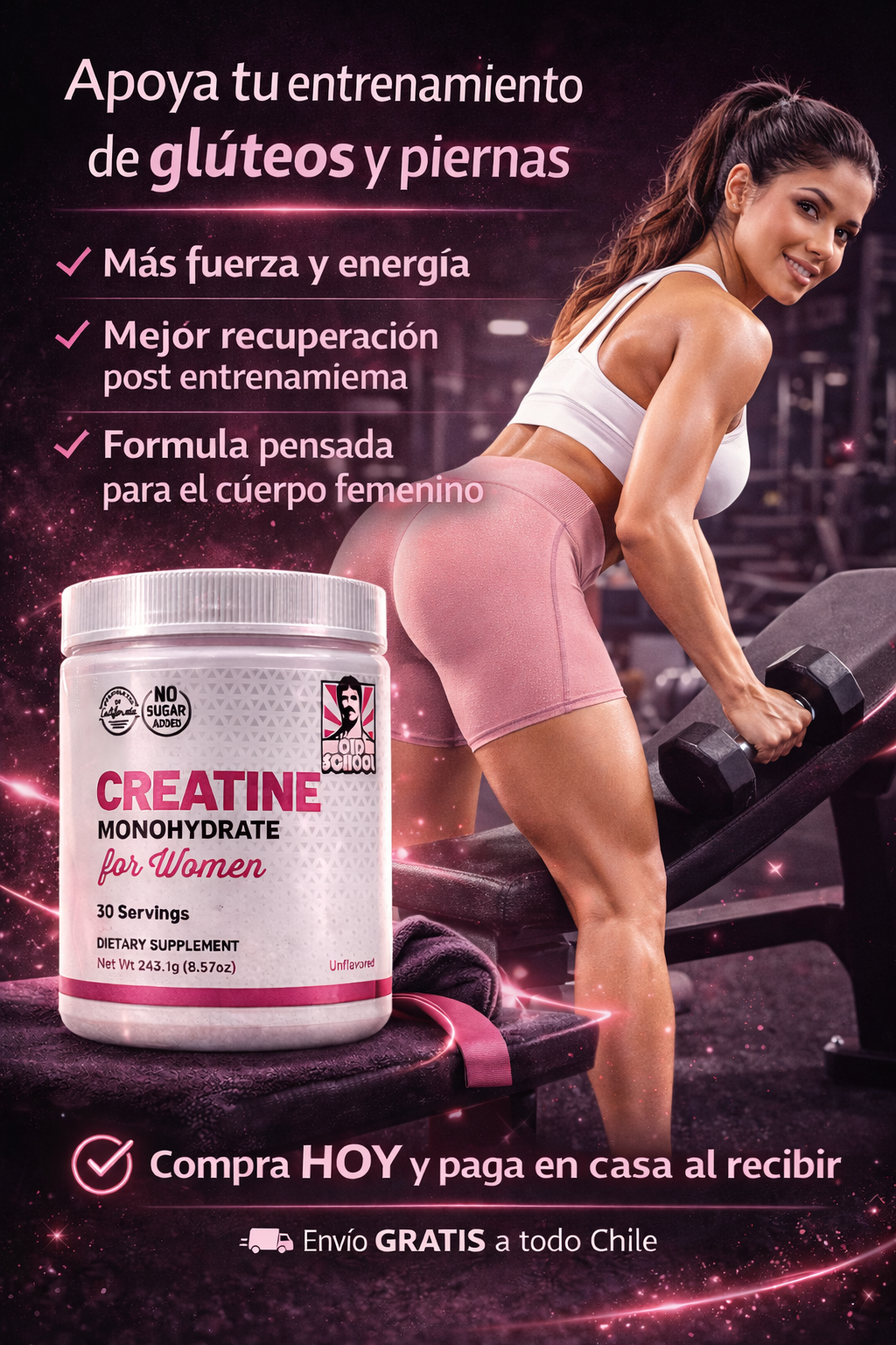 Creatina Monohidratada para Mujeres