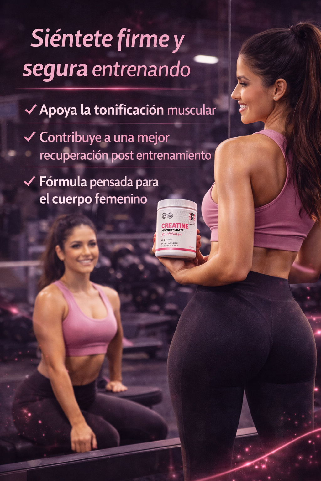 Creatina Monohidratada para Mujeres