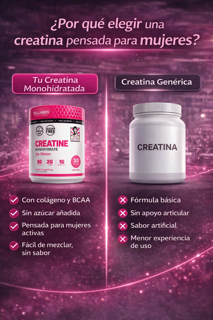 Creatina Monohidratada para Mujeres