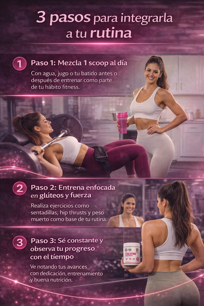 Creatina Monohidratada para Mujeres