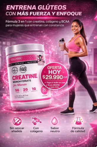 Creatina Monohidratada para Mujeres