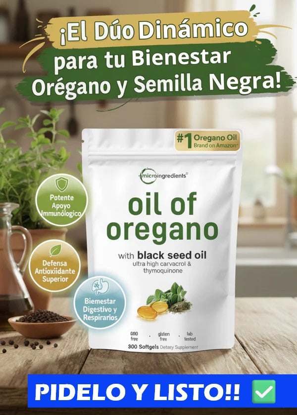 ACEITE DE OREGANO (60 Capsulas)