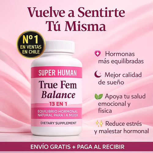 TrueFem Balance –  Equilibrio Hormonal y Bienestar Femenino (60 capsulas)